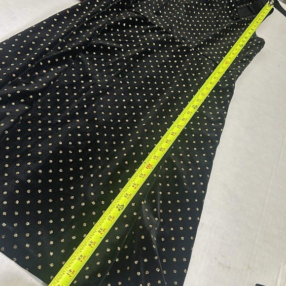 Talbots RSVP Women’s Size XLarge Black Gold Velvet Sleeveless Formal Cocktail - Picture 11 of 13